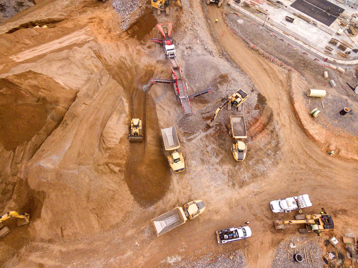 Site Design Aerial Shot