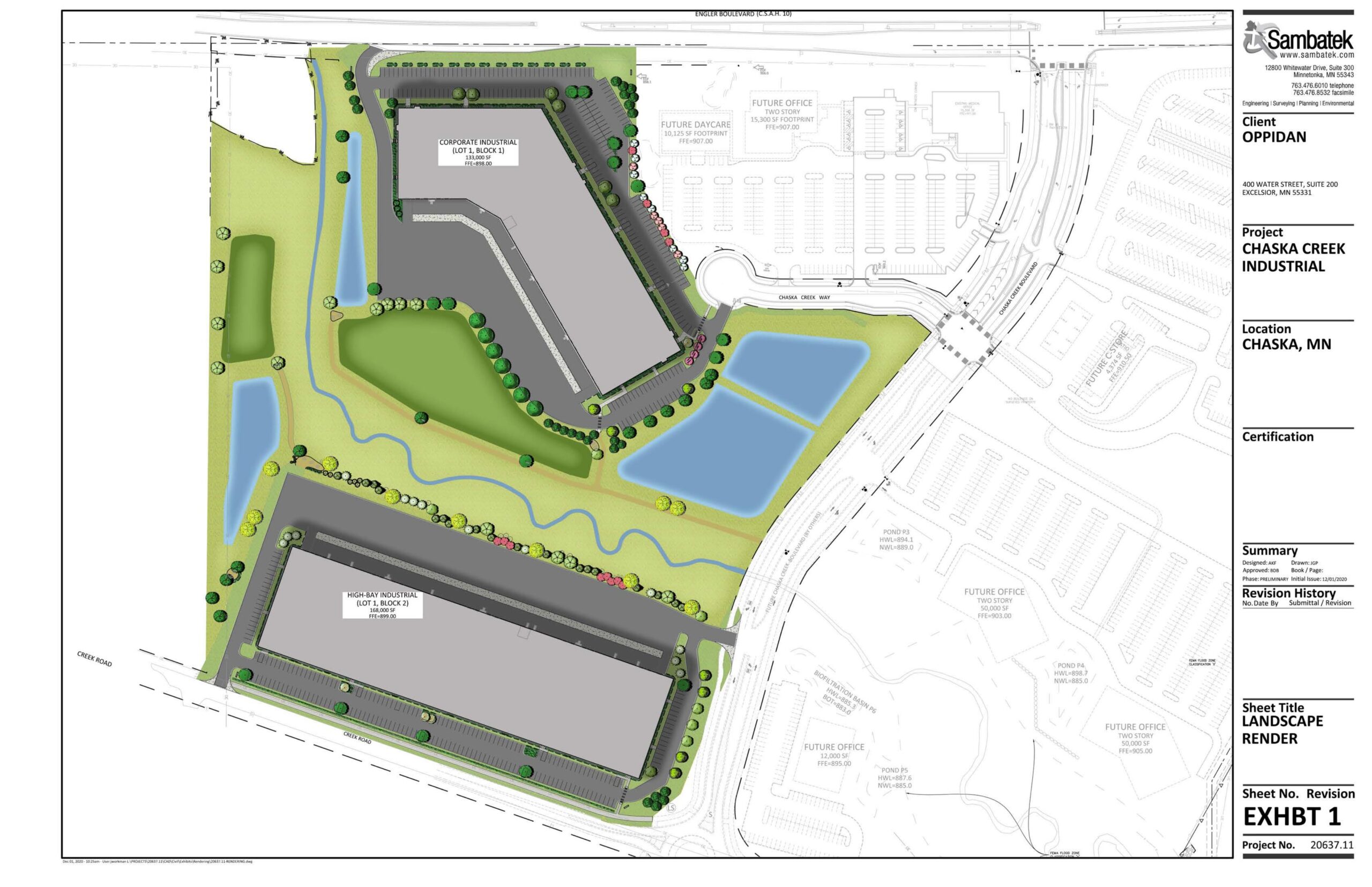 Chaska Creek Industrial Rendering