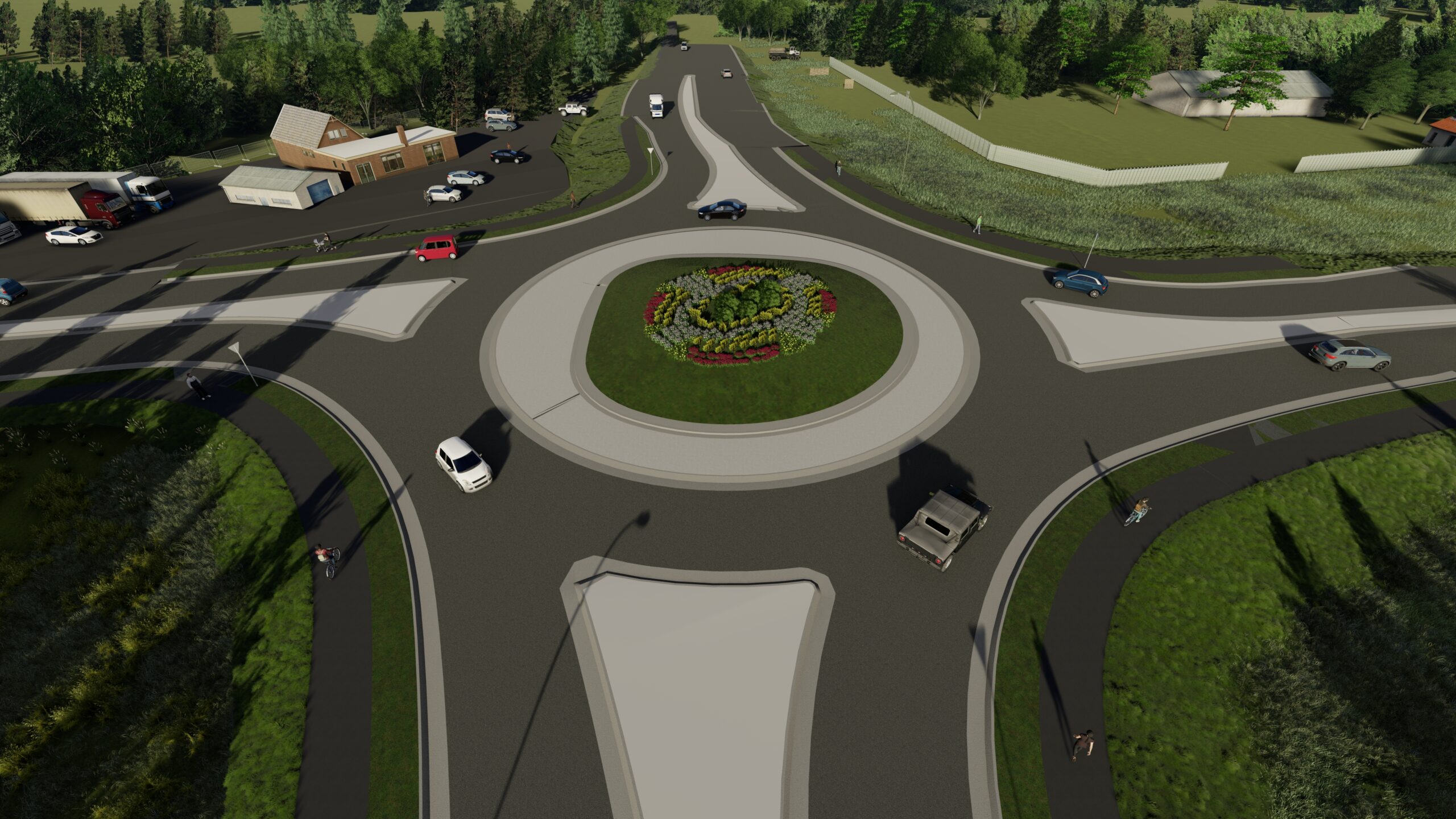 TH 37 and CSAH 7 Roundabout