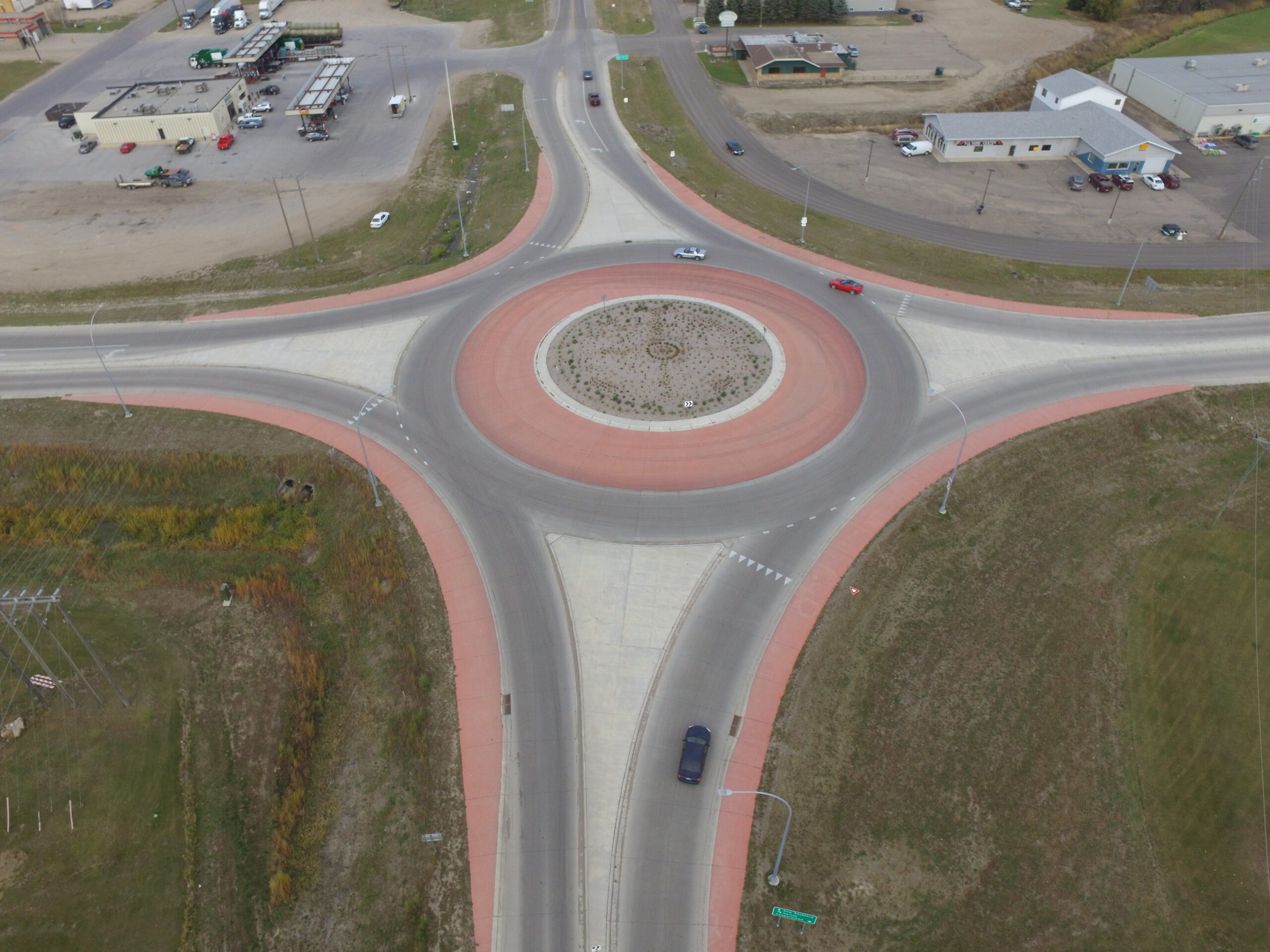 US 52 and US 281 Roundabout
