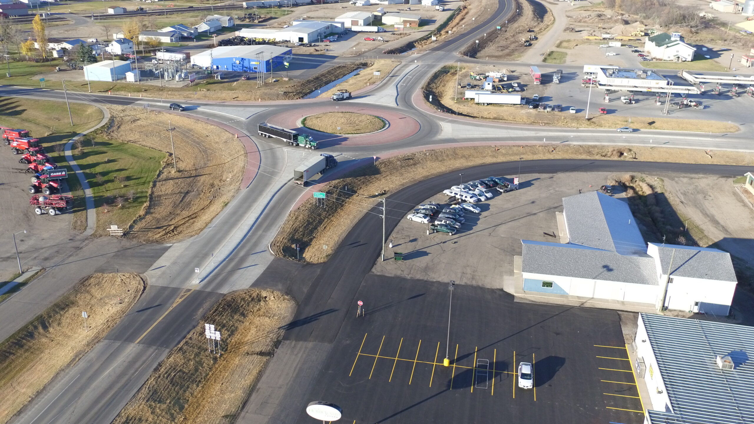 US 52 and US 281 Roundabout