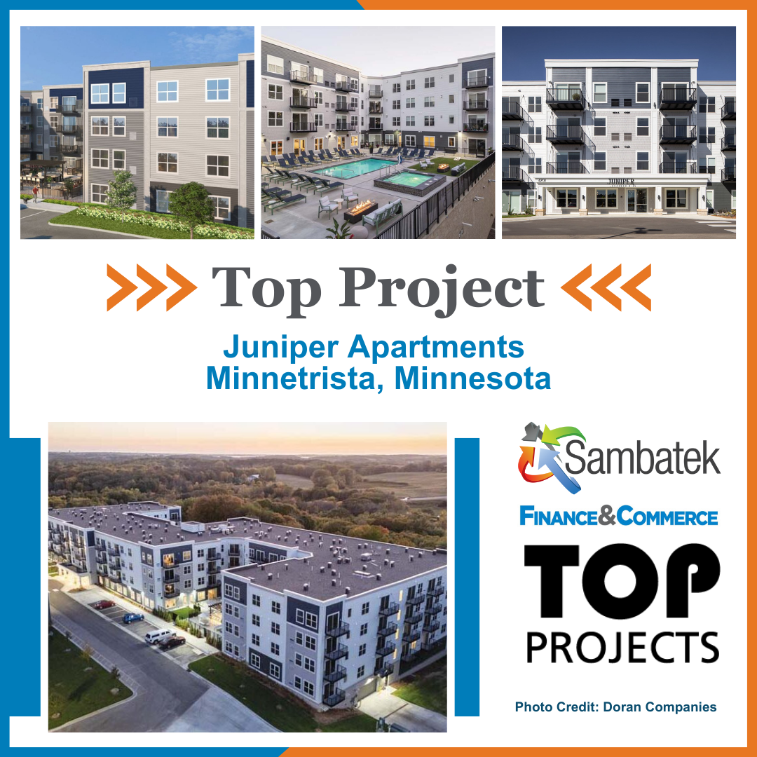 Juniper Apartments Named a Top Project by Finance & Commerce