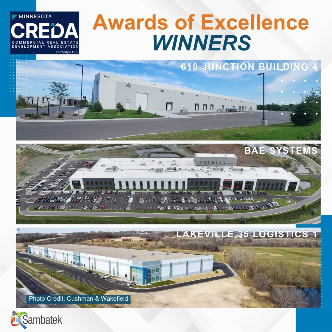 Three Sambatek Projects Win 2026 CREDA Minnesota Awards of Excellence
